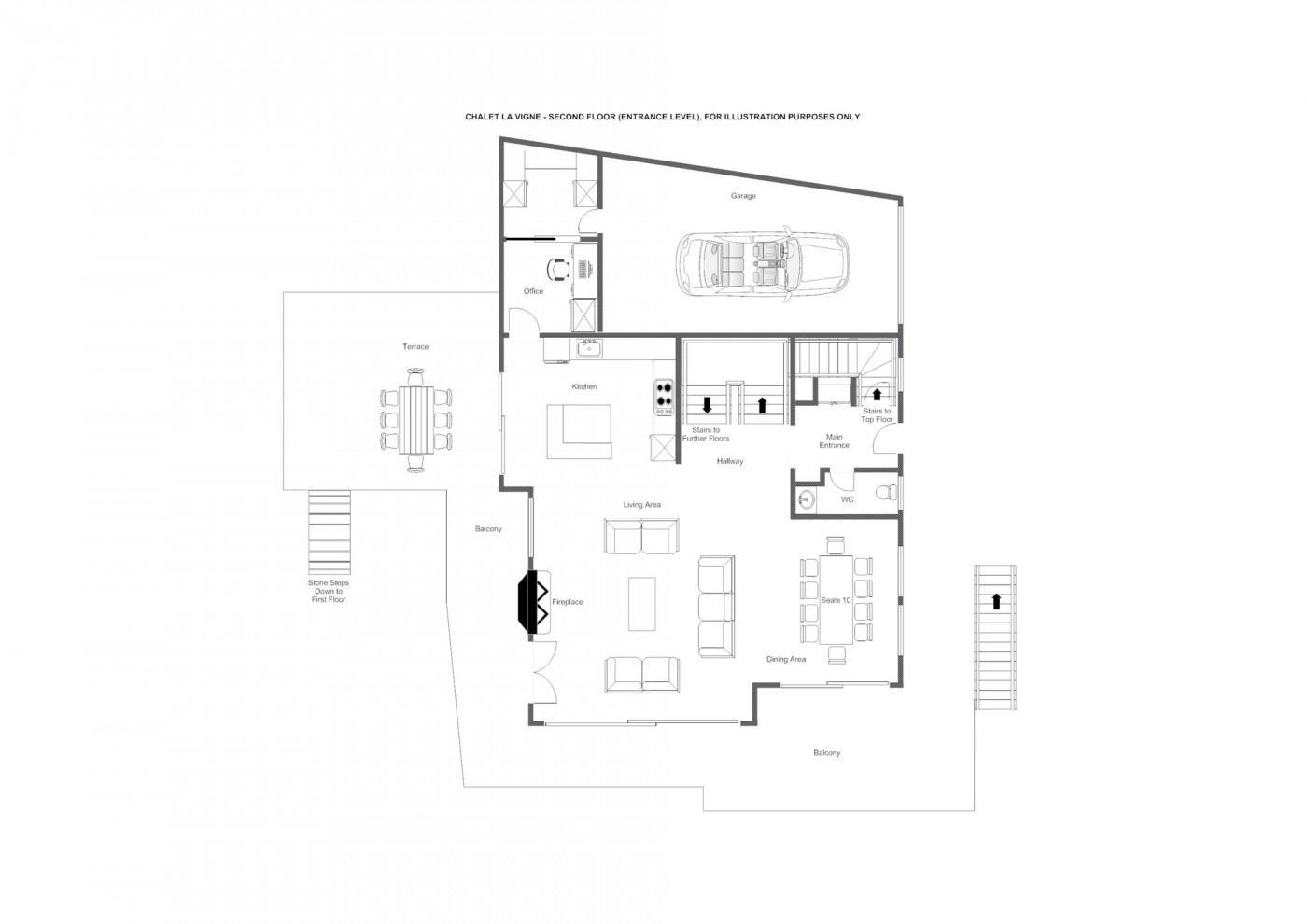 Chalet La Vigne Verbier Floor Plan 2